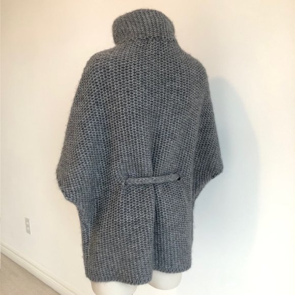 Chunky Knit Wool Anthropologie/Elsamanda Sweater / Cardigan Made in Italy, Small - Picture 4 of 12